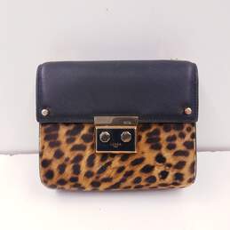Luana Italy Marella Mini Shoulder Bag Leopard Print
