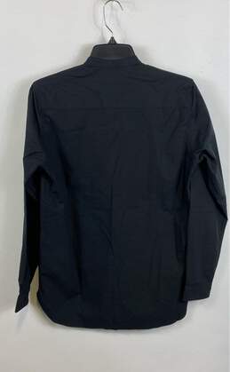 NWT The Kooples Mens Black Long Sleeve Embroidered Collared Button Up Shirt Sz 2 alternative image