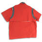 NWT Mens Red Collared Short Sleeve 1/4 Zip Golf Jacket Size 4XL image number 4
