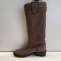 Marc By Marc Jacobs Brown Leather Knee Pull On Riding Boots Size 37.5 B image number 2