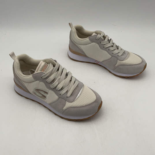 Womens Street OG 85 155351 Gray Round Toe Lace-Up Sneaker Shoes Size 7 image number 2