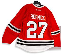 Mens Red NHL Chicago Blackhawks Jeremy Roenick #27 Hockey Jersey Size Large alternative image