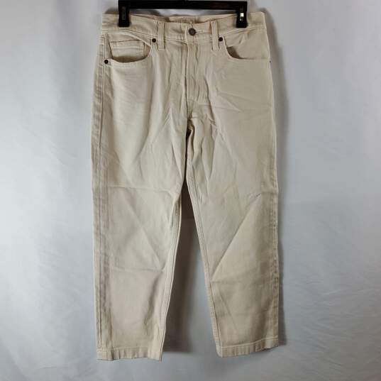 Lucky Brand Women Ivory  Straight Jean Sz 27 image number 1