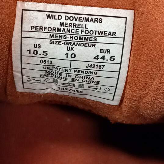 Merrel Men's Wild Dove/Mars Performance Footwear Sneakers Size 10.5 image number 6