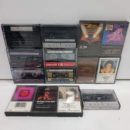 Bundle of Assorted Cassette Tapes In Leather Case alternative image