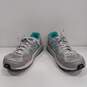 Womens W1540SG2 Gray Lace Up Low Top Flat Activewear Running Shoes Size 12 image number 1