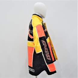 VTG Choko EXR Orange Yellow Snowmobile Racing Jacket Men's Size M alternative image