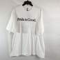 Play Boy Men White Graphic Tee 2XL NWT image number 1