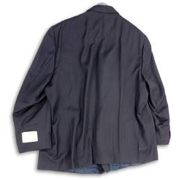 NWT Mens Black Long Sleeve Notch Lapel Single Breasted Blazer Size 60R alternative image