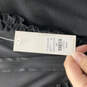 NWT Womens Black Short Puff Sleeve V-Neck Back Zip Maxi Dress Size XS image number 6