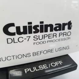 VTG 1991 Cuisinart Classic DLC PARTS OR REPAIR ONLY>TESTED NEGATIVE alternative image