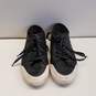 rag & bone Black Leather Lace Up Low Top Sneakers Women's Size 36 image number 6