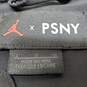 Jordan x PSNY Black Tech Trench Coat Jacket Men's LG image number 6