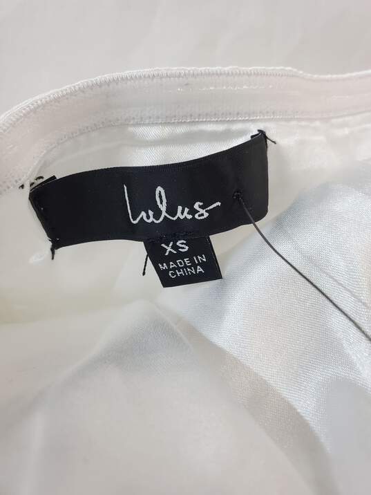 Lulus White Sleeveless Mini Dress Size XS image number 3