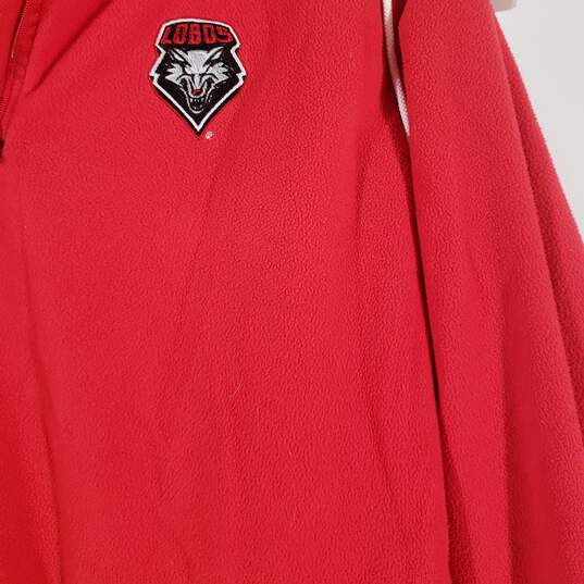 Womens Long Sleeve 1/4 Zip Therma-Fit New Mexico Lobos Sweatshirt Size Large image number 2