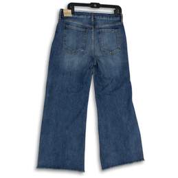 NWT Kut From The Kloth Womens Blue Denim Meg FAB AB High-Rise Wide Leg Jeans 8 alternative image