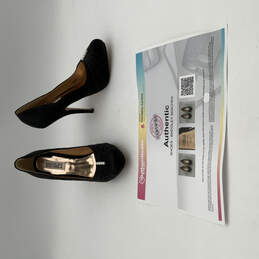 Authentic Womens Ophelia Black Close Toe Stiletto Pump Heels Size 6.5 M