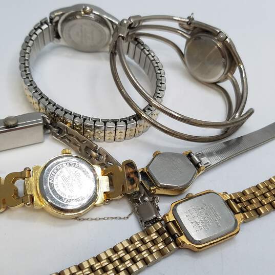 Seiko and other Vintage Fashion brand Stainless Steel Lady's Quartz Watch Bundle image number 10