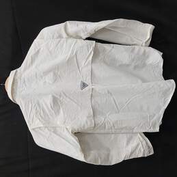 Kids White Button Up Shirt Size 10 -12 yrs Medium alternative image