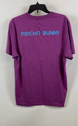 Psycho Bunny Women's Purple Graphic T-Shirt- Sz 6 alternative image