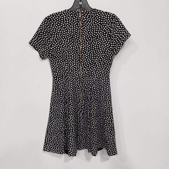 Kate Spade Women's Black White Polka Dot Dress Size 4 image number 2
