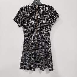 Kate Spade Women's Black White Polka Dot Dress Size 4 alternative image