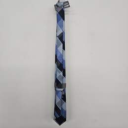 Blue Plaid Tie alternative image