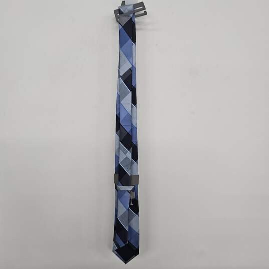Blue Plaid Tie image number 2