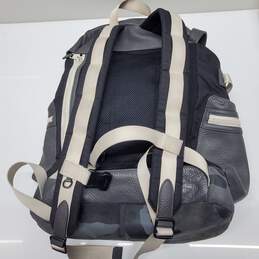 Coach Black & Beige Leather Terrain Trek Backpack AUTHENTICATED alternative image