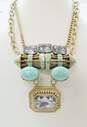 Loft Silver Tone & Gold Tone Crystal Fashion Necklaces 332.4g image number 2