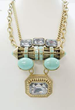 Loft Silver Tone & Gold Tone Crystal Fashion Necklaces 332.4g alternative image
