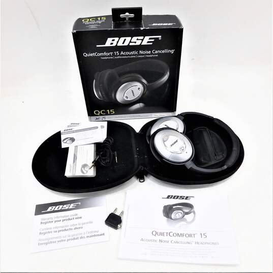 Bose Quiet Comfort 15 QC15 Noise Cancelling Headphones  with Case image number 1