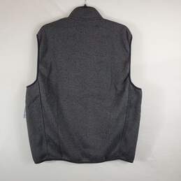 Chaps Men Charcoal Fleece Vest XL NWT alternative image