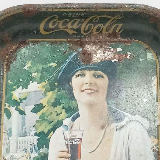 Vintage Coca-Cola Metal Serving Tray image number 2