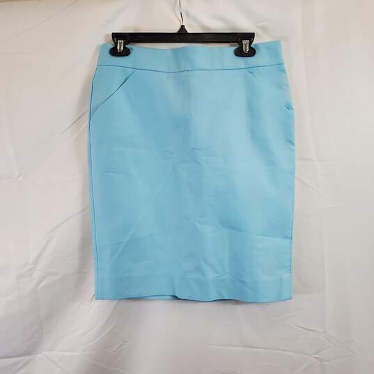 J. Crew Light Blue Skirt Sz8 NWT image number 1