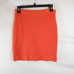 BCBG Maxazria Women Orange Skirt L