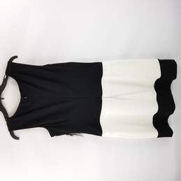 American Living Women Black & White Color Block Dress 12 NWT alternative image