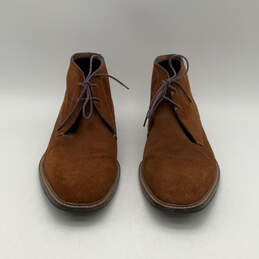 Mens TORSDI4 Brown Suede Round Toe Lace-Up Classic Chukka Boots Size 11