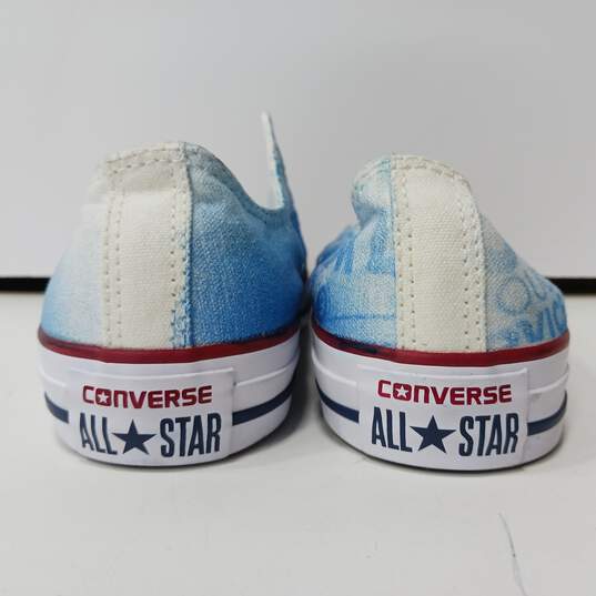 All Star Zappos Women's Blue Sneakers Size 8 image number 4
