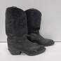 Tony Lama Men's Ranchin' Ropin' Riding Black Leather Western Boots Size 10.5D` image number 4
