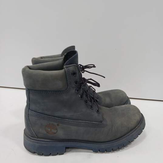 Timberland Women's Gray Suede Work Boots Size 7.5 image number 2