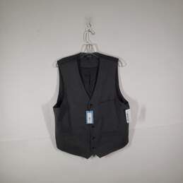 NWT Mens Regular Fit Sleeveless Button Front Suit Vest Size Large