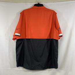 Men's Orange Nike Cleveland Browns Short Sleeve Windbreaker, Sz. XL alternative image