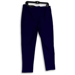 NWT Womens Blue So Slimming Brigitte Flat Front Pull-On Ankle Pants Size 2R alternative image