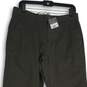 NWT Eddie Bauer Mens Gray Flat Front Slash Pocket Chino Pants Size 32X32 image number 4