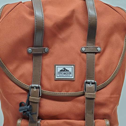 Steve Madden Classic Backpack-Rust MM-059 W/ TAG image number 2