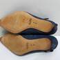 AUTHENTICATED Women's Coach Smith Mary Jane Navy/Black Cap Toe Heels Size 5 B image number 5