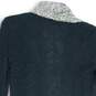 NWT Pink Rose Womens Black Beige Knitted Open Front Cardigan Sweater Size XS image number 4