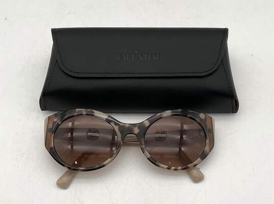 Valentino 4039 Prescription Gradient Brown Sunglasses With Case image number 2