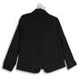 NWT Womens Black Long Sleeve Notch Lapel One Button Blazer Size 14 image number 2